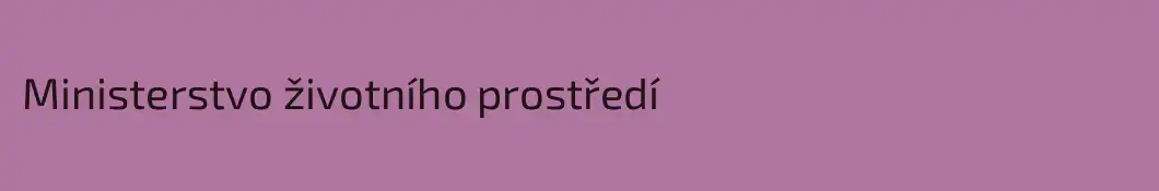 Ministerstvo životního prostředí
